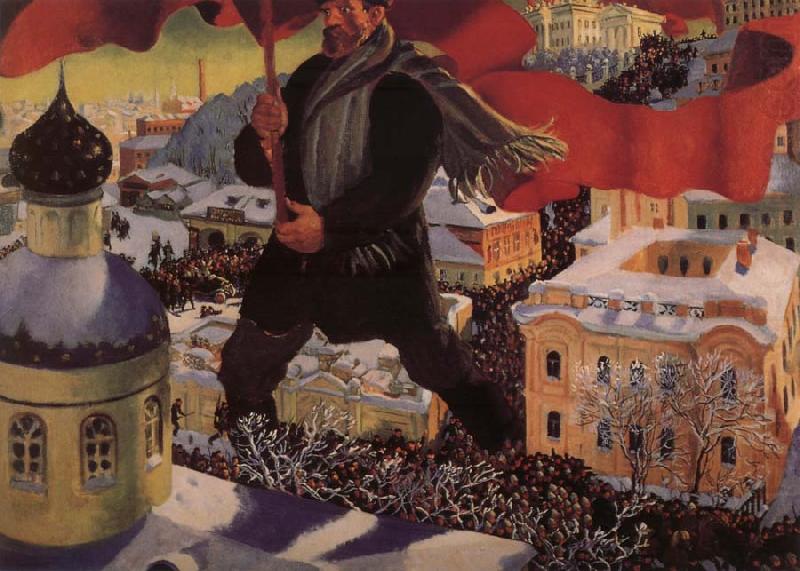 Boris Kustodiev A Bolshevik china oil painting image